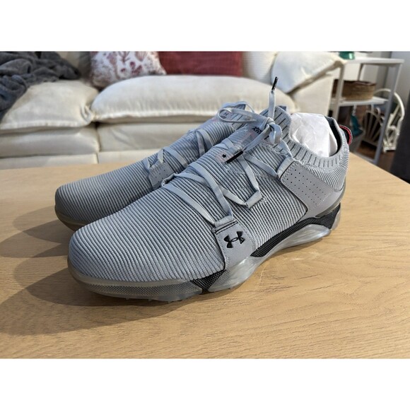 Mens Under Armour Golf Shoes 13 HOVR Tour SL Spikeless Gray Waterproof main image 9